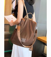 Women Large Capacity Outdoor Tote Bag (Brown Colour)