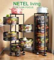 5 Layer Baskets Fruit Vegetable Storage Rack