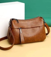 Vintage Fashion Bag ( Brown )