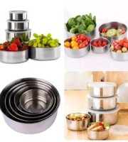 Stainless Steel Bowl Sets – 5 Pcs