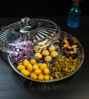 Dry Fruit Plate Compartment With Cover