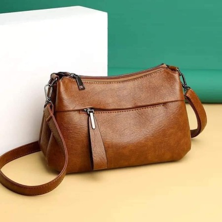 Vintage Fashion Bag ( Brown )