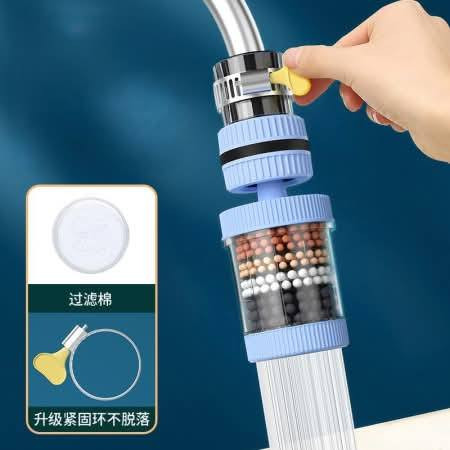 ১ পিস-6 Layers Water Filter Tap ( 360° রোটেটেবল )