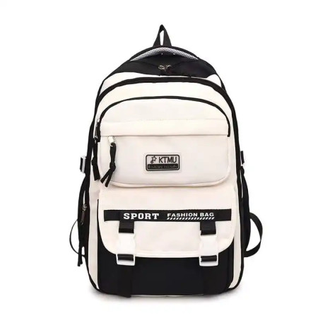 Academy Style Waterproof School Book Bag(Black Color)(S2)