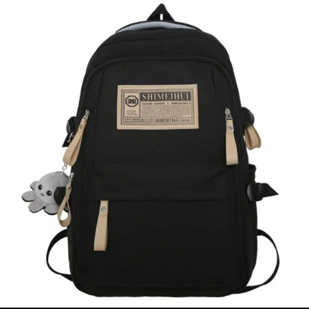 New School Bag (Black)(S3)