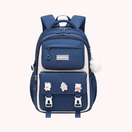 Waterproof School Book Bag (Blue)(S1)