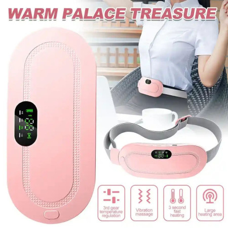Period Pain Relief Waist Belt Heating Pad Device